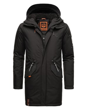 Stone Harbour Herren Winterjacke Ragaan mit Teddyfell & Kapuze