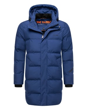 Stone Harbour Herren Wintermantel Thadeek mit abnehmbarer Kapuze & Magnettaschen