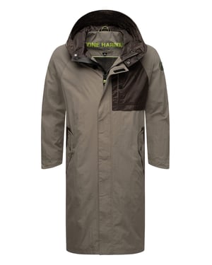 Stone Harbour Herren Regenjacke Zafaar lang geschnitten & wind- / wasserabweisend