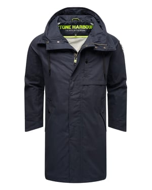Stone Harbour leichte Herrenjacke Yaroon aus Baumwolle & mit langem Schnitt