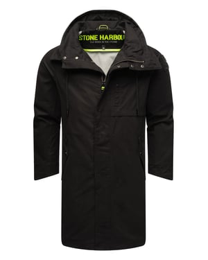 Stone Harbour leichte Herrenjacke Yaroon aus Baumwolle & mit langem Schnitt
