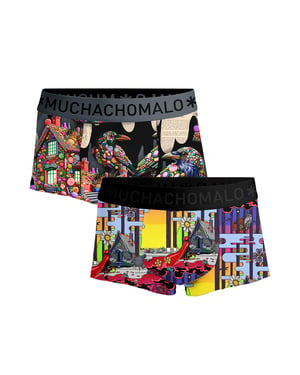 Muchachomalo Herren Boxer Shorts - 2er Pack - Herren Unterwäsche