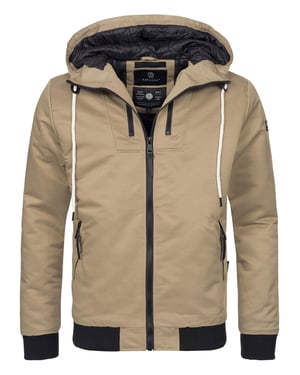 Navahoo Herren Jacke B623 – Stylische Übergangsjacke mit Fleece-Taschen & Wasserabweisendem Material
