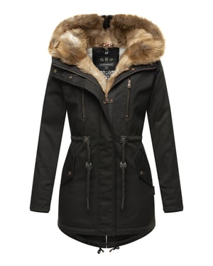 Navahoo Damen Winterjacke Diamond – Warm, Edel & Mit Teddyfell