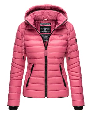 Navahoo Damen Steppjacke Lulana – Leicht, Stylisch & Abnehmbare Kapuze
