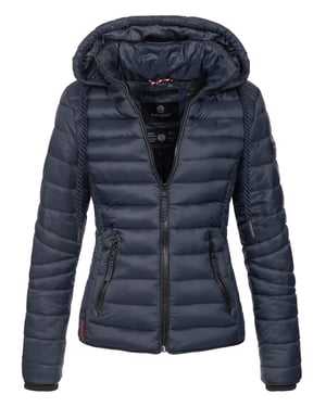 Navahoo Damen Steppjacke Lulana – Leicht, Stylisch & Abnehmbare Kapuze