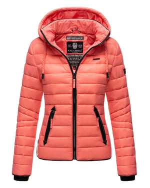 Navahoo Damen Steppjacke Lulana – Leicht, Stylisch & Abnehmbare Kapuze