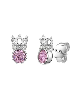 Zeeme for Kids Ohrstecker 925/- Sterling Silber Zirkonia