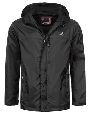 A. Salvarini Herren Regenjacke AS-323 wasserdicht & leicht mit Kapuze