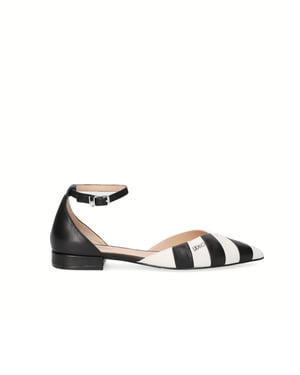 LIU JO Ballerinas Schwarz/Weiß
