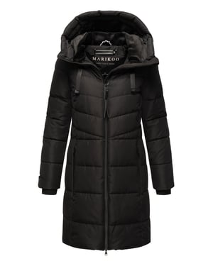 Marikoo Damen Winterjacke Natsukoo – warm, mit Teddyfell & Kapuze
