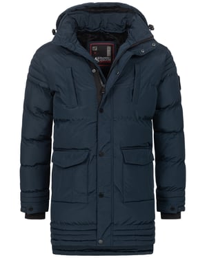 Alessandro Salvarini Herren Winterjacke AS285 mit Teddyfell & abnehmbarer Kapuze
