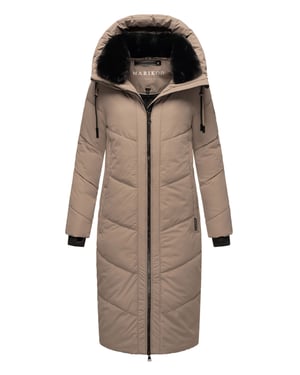 Marikoo Damen Winterjacke Nadaree – lang, warm & mit Kapuze