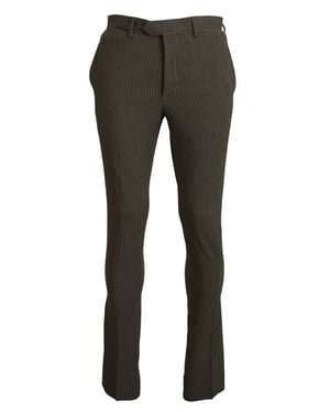 Streifenhose Slim Fit