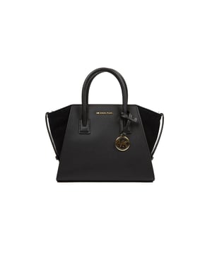 Michael Kors Avril Kleine Handtasche Schwarz