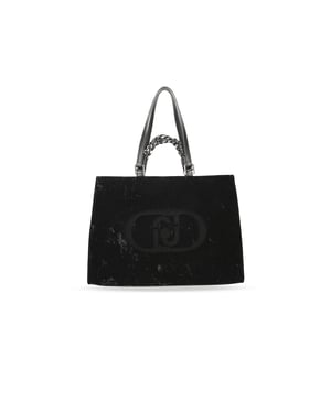 Liu Jo Samt Tasche Schwarz