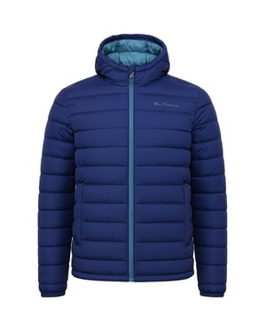 Ben Sherman Signature Herren Dunkelblau Gepolsterte Jacke