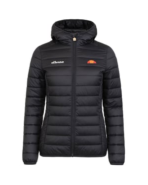 Ellesse Lompard Damen schwarze gepolsterte Jacke