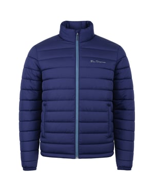 Ben Sherman Signature Herren Dunkelblaues Gepolstertes Jackett
