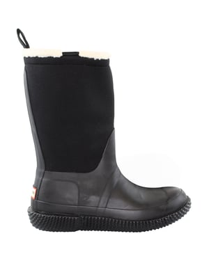 Hunter Sherpa Webbing Damen Gummistiefel Schwarz
