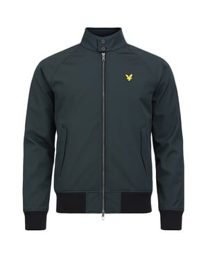 Lyle & Scott Softshell Herren Schwarze Harrington-Jacke