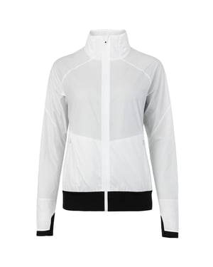 Asics MetaRun Damen Weiß Softshell-Jacke