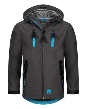 Arctic Seven Herren Softshell Jacke AS-306 – Outdoor Funktionsjacke, wasserabweisend, winddicht