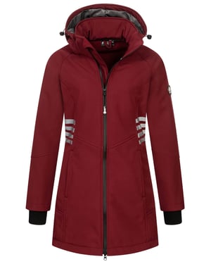 Arctic Seven Damen Softshell Jacke AS-305 – lang, wind- & wasserabweisend, reflektierend