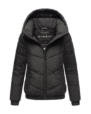 Marikoo Damen Winter Steppjacke mit Kapuze – Nayanaa