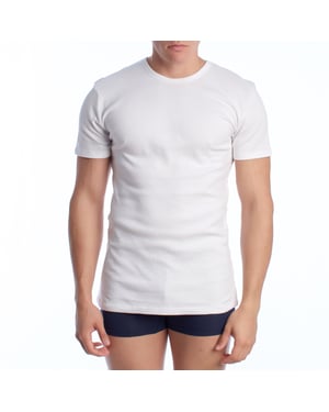 Kurzarm-Baumwoll-Thermo-T-Shirt für Männer A0256