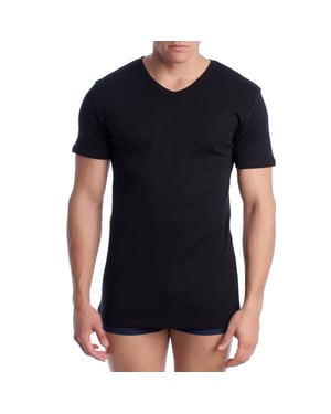Kurzarm-Baumwoll-Thermo-T-Shirt für Männer A0255