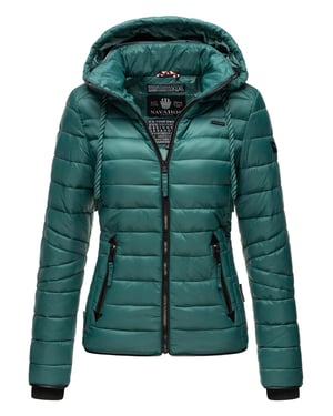 Navahoo Damen Steppjacke Lulana – Leicht, Stylisch & Abnehmbare Kapuze