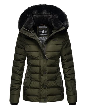 Navahoo Damen Winter Steppjacke Milianaa – Warm, Kuschelig & Wetterfest mit Kapuze