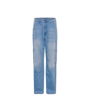 Rory Cargo-Jeans in Hellblau