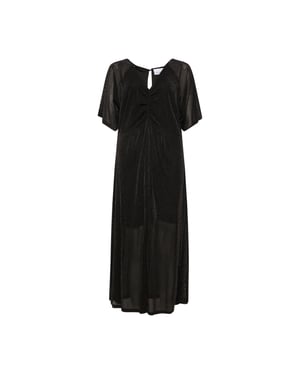 Wien Midi-Kleid in Schwarz