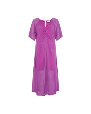 Wien Midi Kleid in Flieder