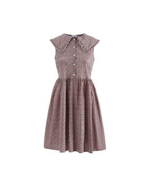 Cilla Kleid aus Baumwoll-Popeline in Pink