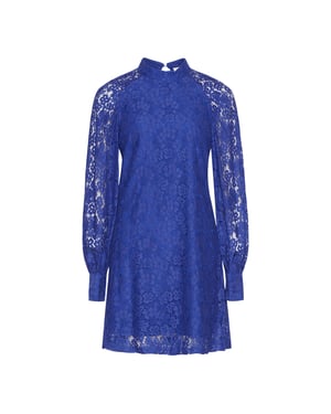 Karen Kurzes Kleid in Blau