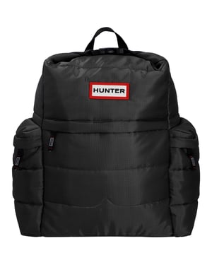 Hunter Croy Puffer Ripstop Rucksack aus Polyester Unisex Erwachsene Schwarz - Einheitsgröße