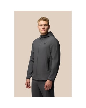 Castore Leichte Flex-Jacke Herren Graue Trainingsjacke