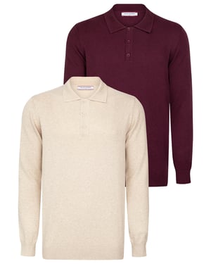 Pullover Pullover Mit Polo-Kragen 2Er-Pack
