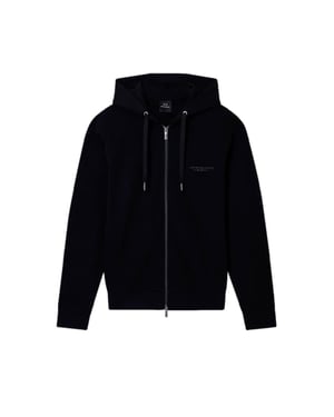 Armani Exchange Herren-Sweatshirt aus French Terry - Schwarz