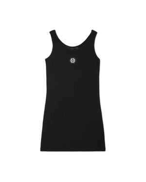 Jersey Rib Tank Top Mini Dress