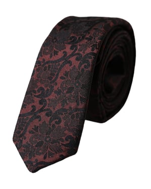 Blumen-Satin-Halskrawatte