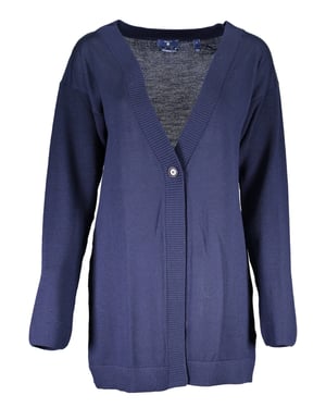 Merinowolle Cardigan V-Ausschnitt Relaxed Fit