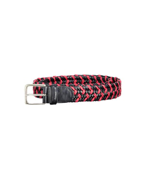 Geflochtener Leder Gürtel Rotnavy