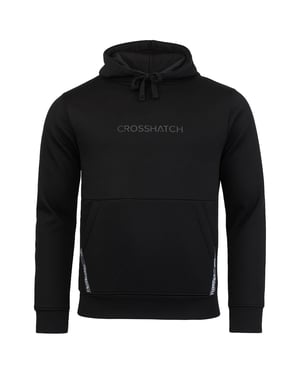 Crosshatch Apollos Panel Tape Herren Schwarz Hoodie