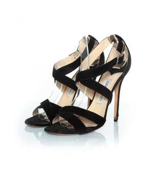 Jimmy Choo Wildleder-Riemensandalen
