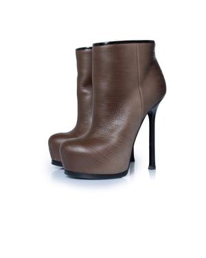 Yves Saint Laurent Tribute Leder-Ankle-Boots