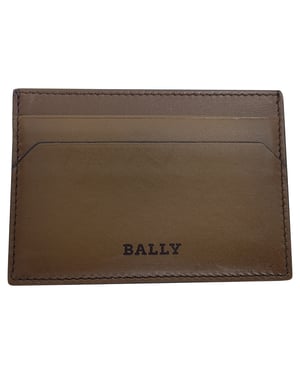 Bally Kartenhalter aus braunem Leder